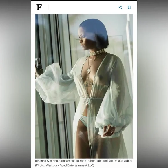 Rosamosario 100% Silk Satin and Chantilly French Lace Camisole Nude and Blue - Picture 14 of 17